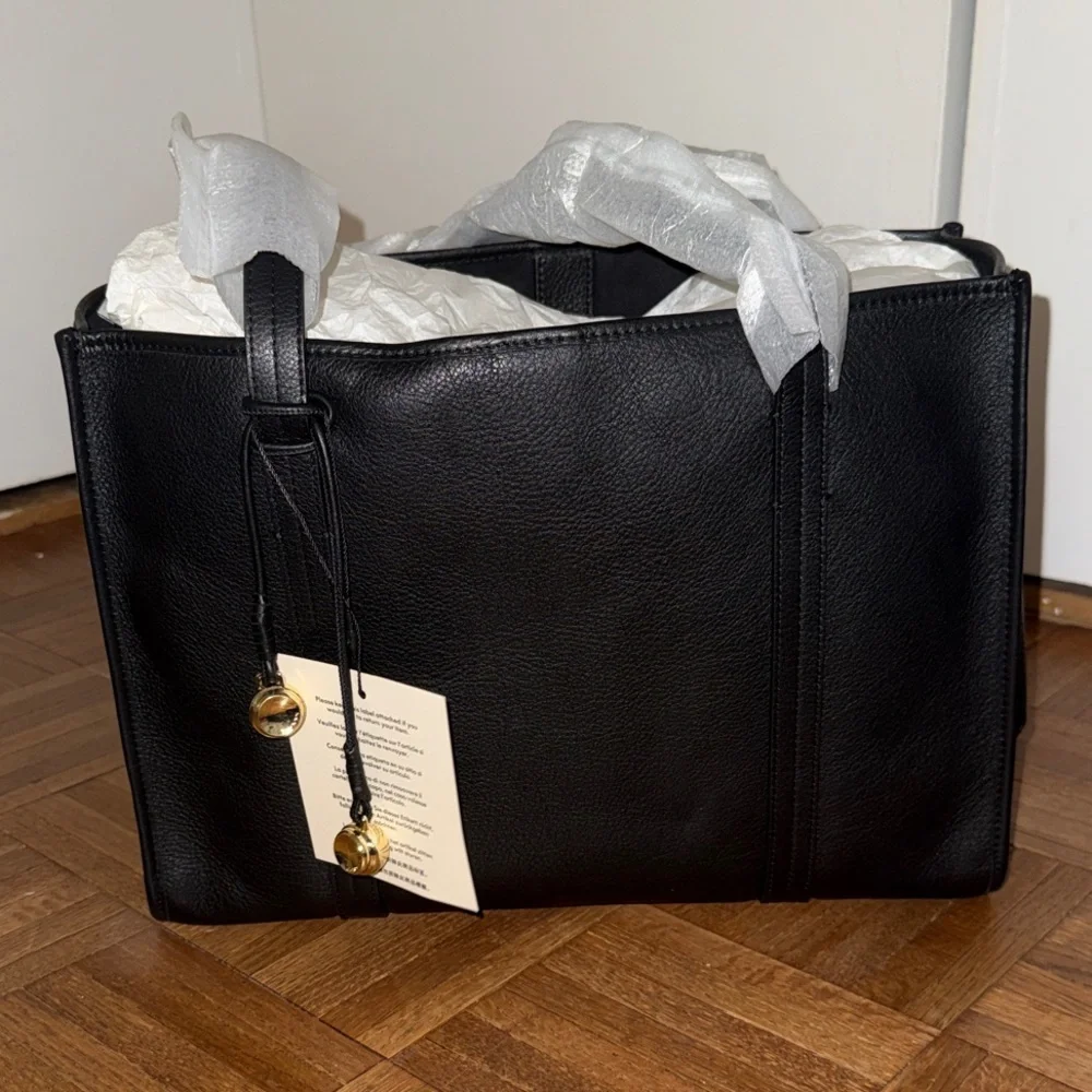 Sandro Soft Leather Tote Bag - Picture 2 of 7